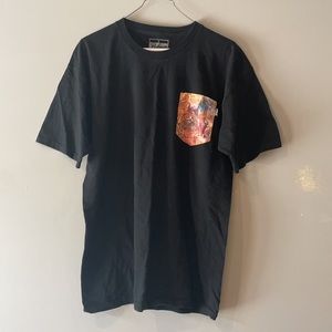 T shirt men’s black Bonham Tiger 🐅 print - L 🔥